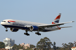 מטוס בואינג 777 של בריטיש איירווייס. שירות מלא בטיסות לישראל
