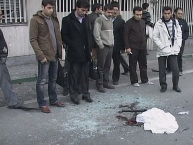 זירת ההתנקשות בטהראן, מוקדם יותר היום