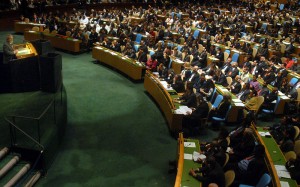 מליאת הוועידה הכללית של האו"ם (צילום: Agência Brasil)