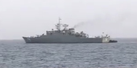 אחת הספינות האיראניות במימי הים האדום
