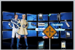 בצומת הרשתות החברתיות - פייסבוק, לינקדאין, פליקר וטוויטר
