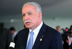 שר החוץ הפלסטיני, ד"ר ריאד אל-מאלכּי (Roosewelt Pinheiro/Agência Brasil)