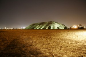הר התרבות, חיריה לשעבר - בלילה. (צילום: אלבטרוס)