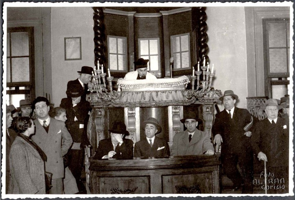 בית הכנסת בפירנצה, בימי מלחמת העולם השניה (צילום: באדיבות יד ושם)