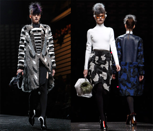 פנדי בשבוע האופנה של מילאנו. צילום: Reuters