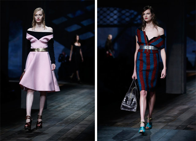 פראדה בשבוע האופנה של מילאנו. צילום: Reuters
