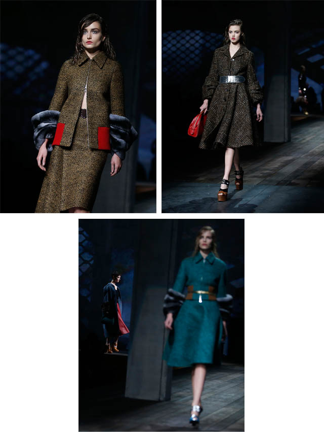 פראדה בשבוע האופנה של מילאנו. צילום: Reuters