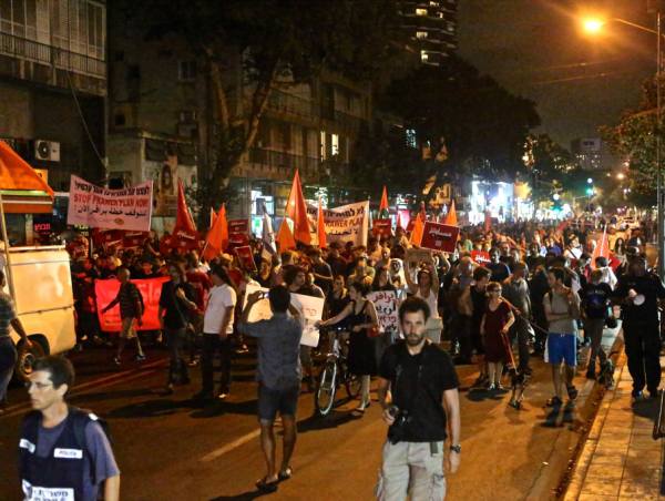 בדואים ואנשי שמאל הפגינו בתל אביב נגד תכנית פראוור