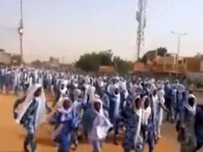 מפגינים בסודאן