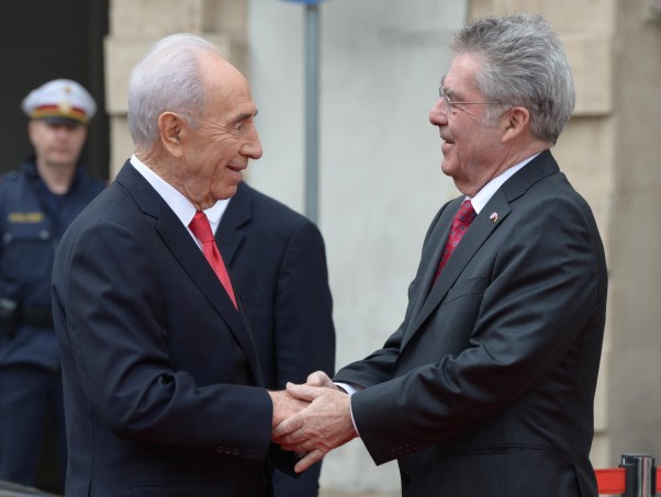 הנשיא פרס בפגישתו עם נשיא אוסטריה: זהו יום עצוב למדינת ישראל