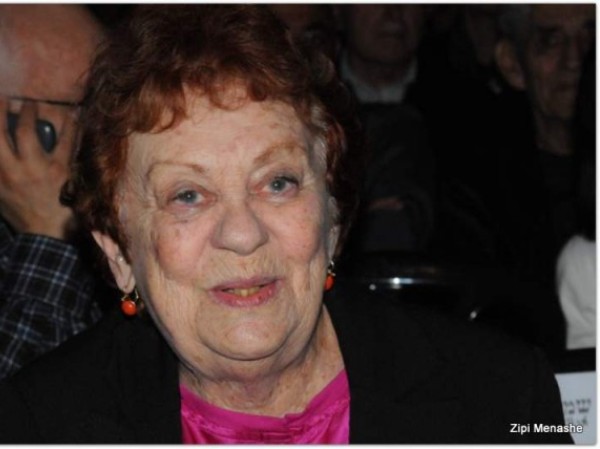 השחקנית חנה מרון, כלת פרס ישראל, הלכה לעולמה בגיל 90