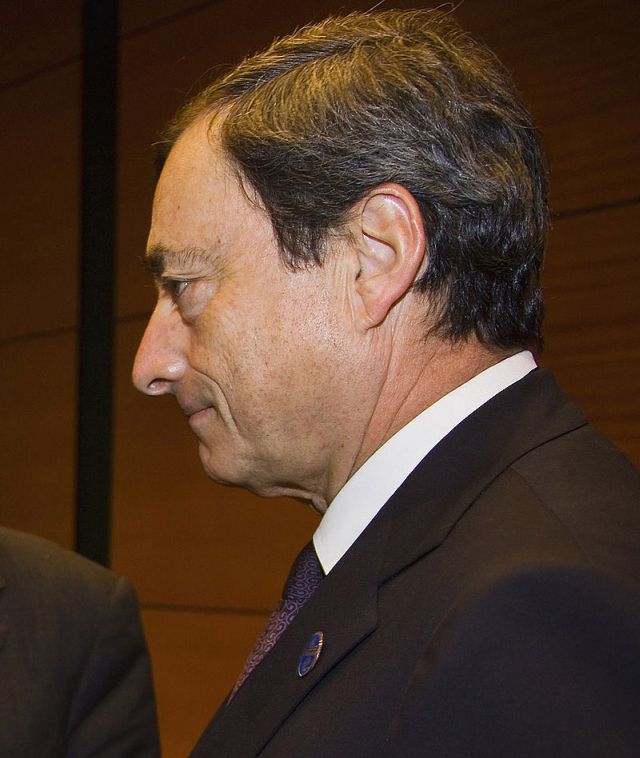 נשיא הבנק המרכזי האירופי מריו דראגי