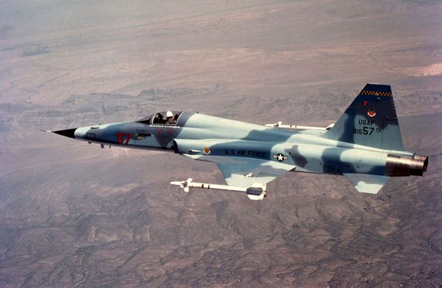 מטוס F-5, דגם חד מושבי. צילום: ויקיפדיה