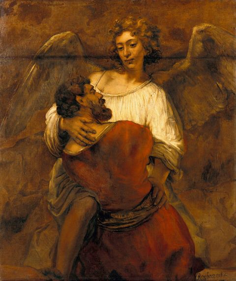 יעקב נאבק במלאך (רמברנדט, 1659)