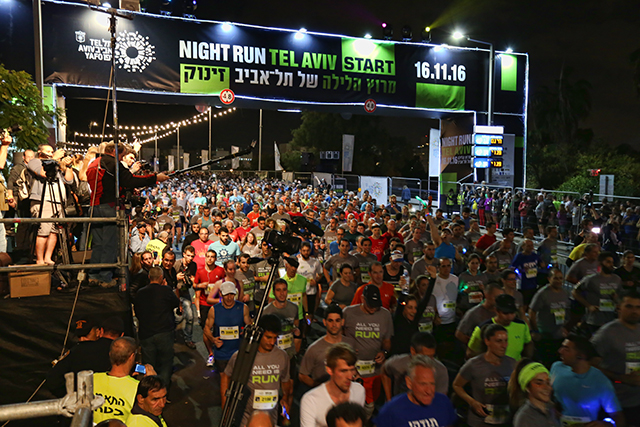 מעל 25,000 משתתפים במירוץ הלילה של תל-אביב