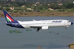 מטוס 737 של מאלב. צילום מויקיפדיה