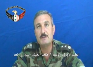 מפקד "צבא סוריה החופשי", הגנרל ריאד אל-אסעד