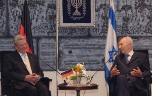 נשיא גרמניה לפרס: "מחוייבות לביטחון ישראל". (תצלום: מארק ניימן/ לע"מ)