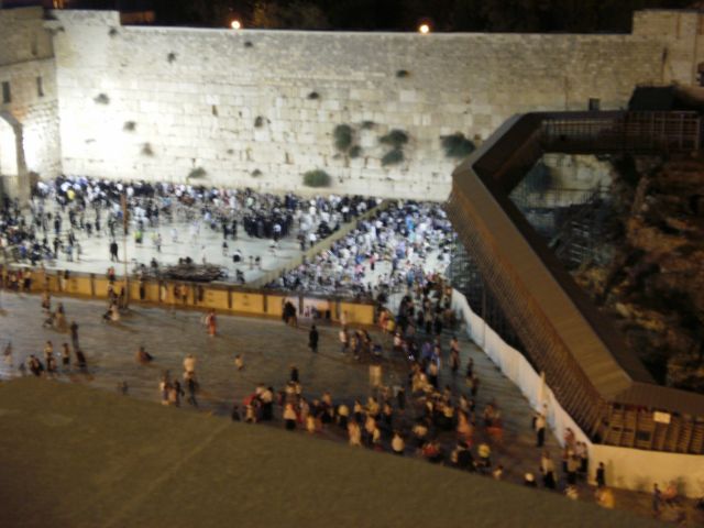 הכותל המערבי. הסדרי תנועה מיוחדים לקראת העלייה לרגל לירושלים. צילום: עירית רוזנבלום