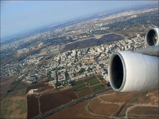 מבט מהמטוס (צילמה: גיגה פרקול)