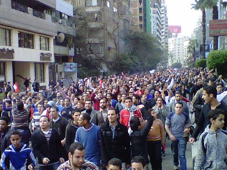 המונים זועמים ברחובות מצרים (ויקימדיה)