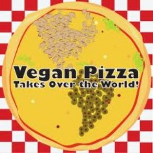 פיצה טבעונית משתלטת על העולם (צילום: "חולצות עם מסר טבעוני – Go Vegan")