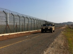 הגדר המחודשת בגבול סוריה (צילום ארכיון: דו"צ)