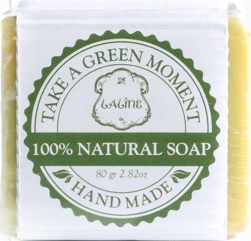 סבון מוצק טבעי בניחוח למון גראס של ללין (צילום: ארז שגית)