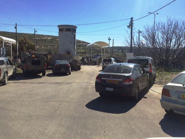 זירת הפיגוע במחסום פוקוס