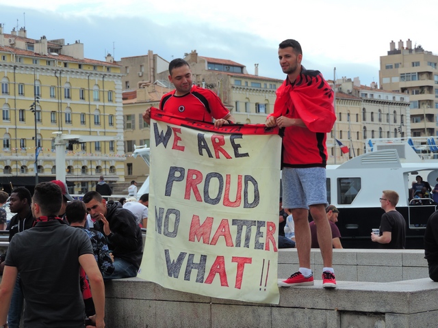 יורו 2016: אתנחתא קלה למשטרה – אלבניה מול צרפת