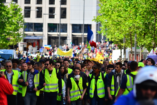 אחד במאי צהוב בצרפת, מהומות בכל אירופה