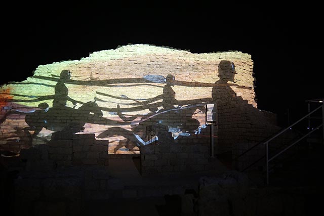 המיצג במצודת אשדוד ים (צילום: דן בר דוב)