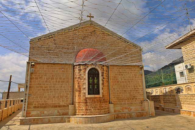 הכנסיה בכפר ראמה (צילום דן בר דוב)