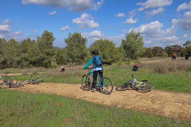 אופניים בער ניר משה (צילום דן בר דוב)